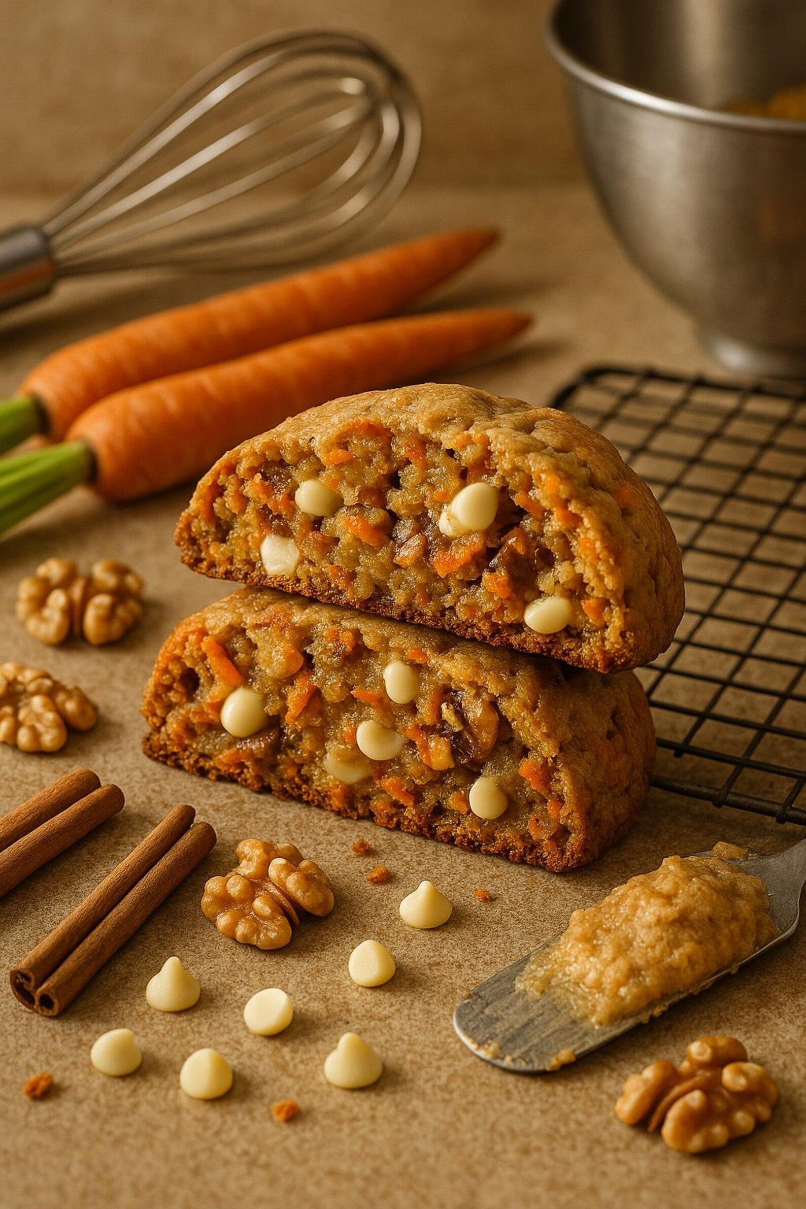 New York Style Carrot Spice Cookies - Downloadable Digital Recipe